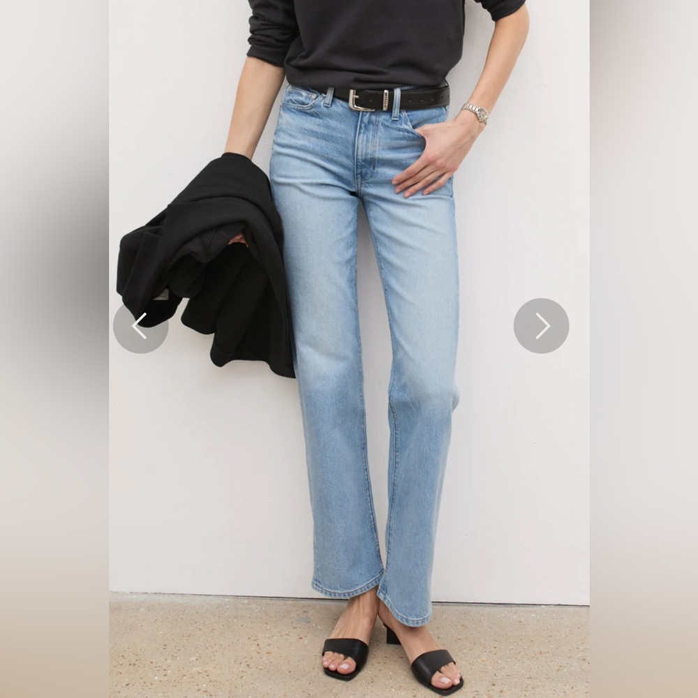 AYR Light Blue Straight Leg Jeans
